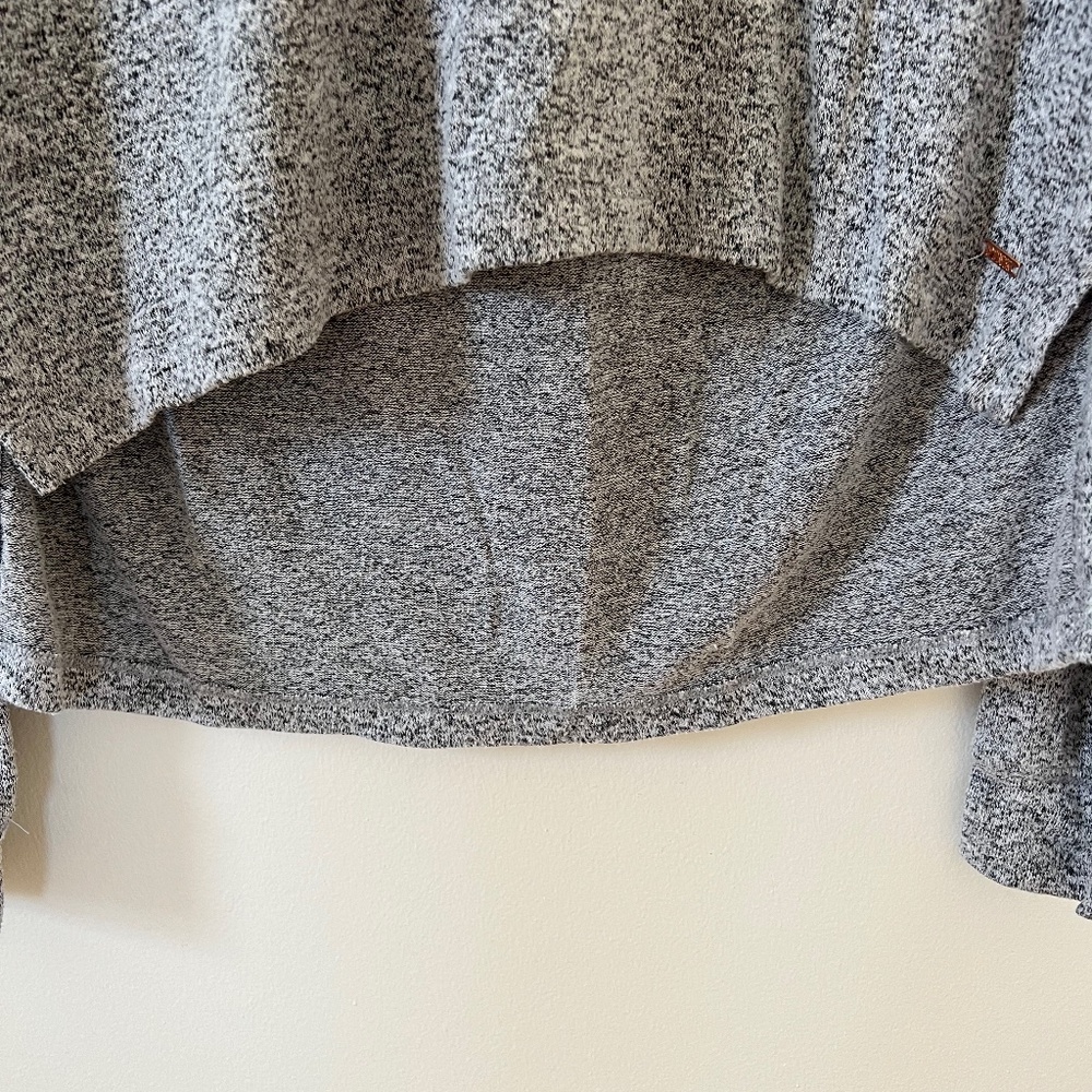 PINK grey soft shirt almost sweater like